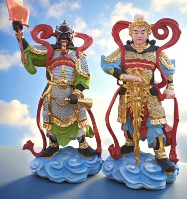 Bộ Tượng Tiêu Diện Hộ Pháp Chất Liệu Compoiste