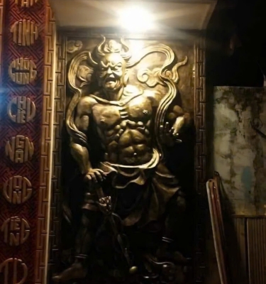 Phù Điêu Tiêu Diện Hộ Pháp Cao 2 Mét