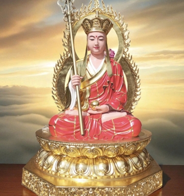 Tượng Địa Tạng Vương Bồ Tát Ngồi Chất Liệu Composite