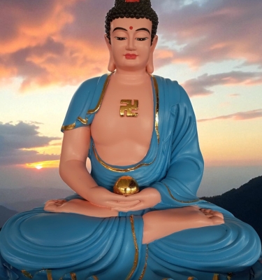 Tượng Phật Dược Sư Chất Liệu Composite