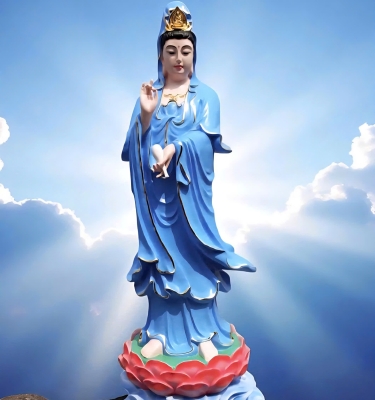 Tượng Phật Quan Âm Cao 1,6M Bằng Composite